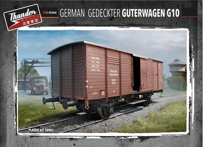 Zdjęcie główne produktu German Gedeckter Guterwagen G10 1:35 Thunder Models 35901
