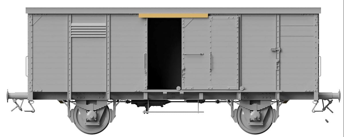 Zdjęcie dodatkowe produktu German Gedeckter Guterwagen G10 1:35 Thunder Models 35901
