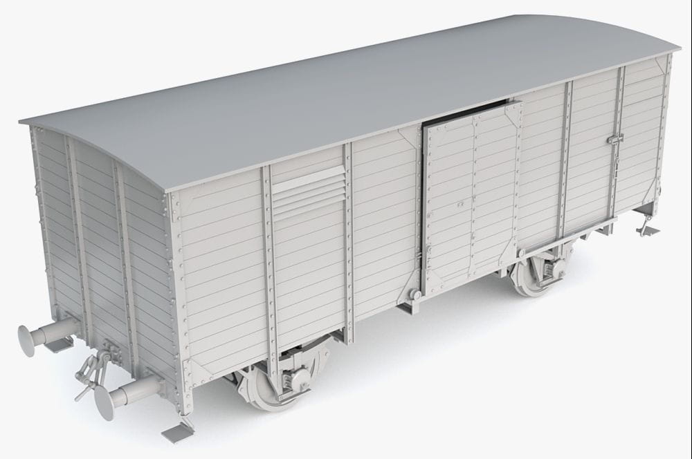 Zdjęcie dodatkowe produktu German Gedeckter Guterwagen G10 1:35 Thunder Models 35901