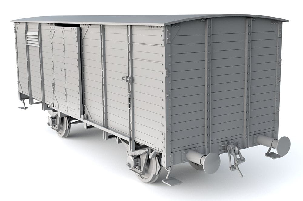Zdjęcie dodatkowe produktu German Gedeckter Guterwagen G10 1:35 Thunder Models 35901
