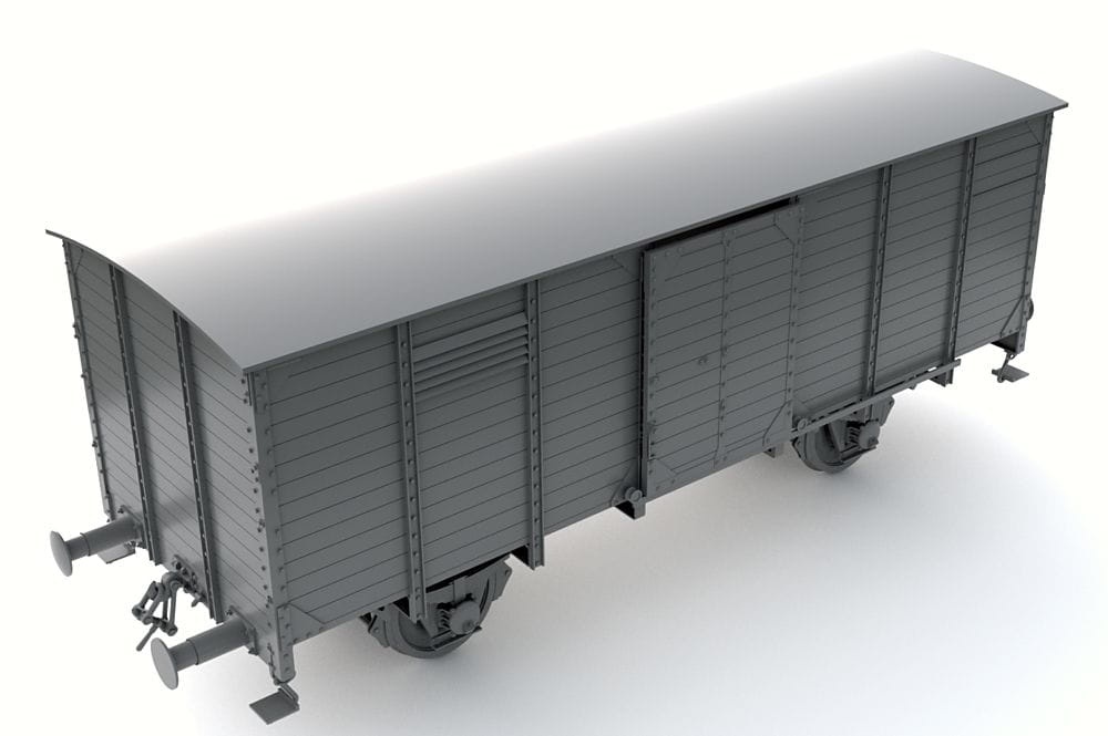 Zdjęcie dodatkowe produktu German Gedeckter Guterwagen G10 1:35 Thunder Models 35901
