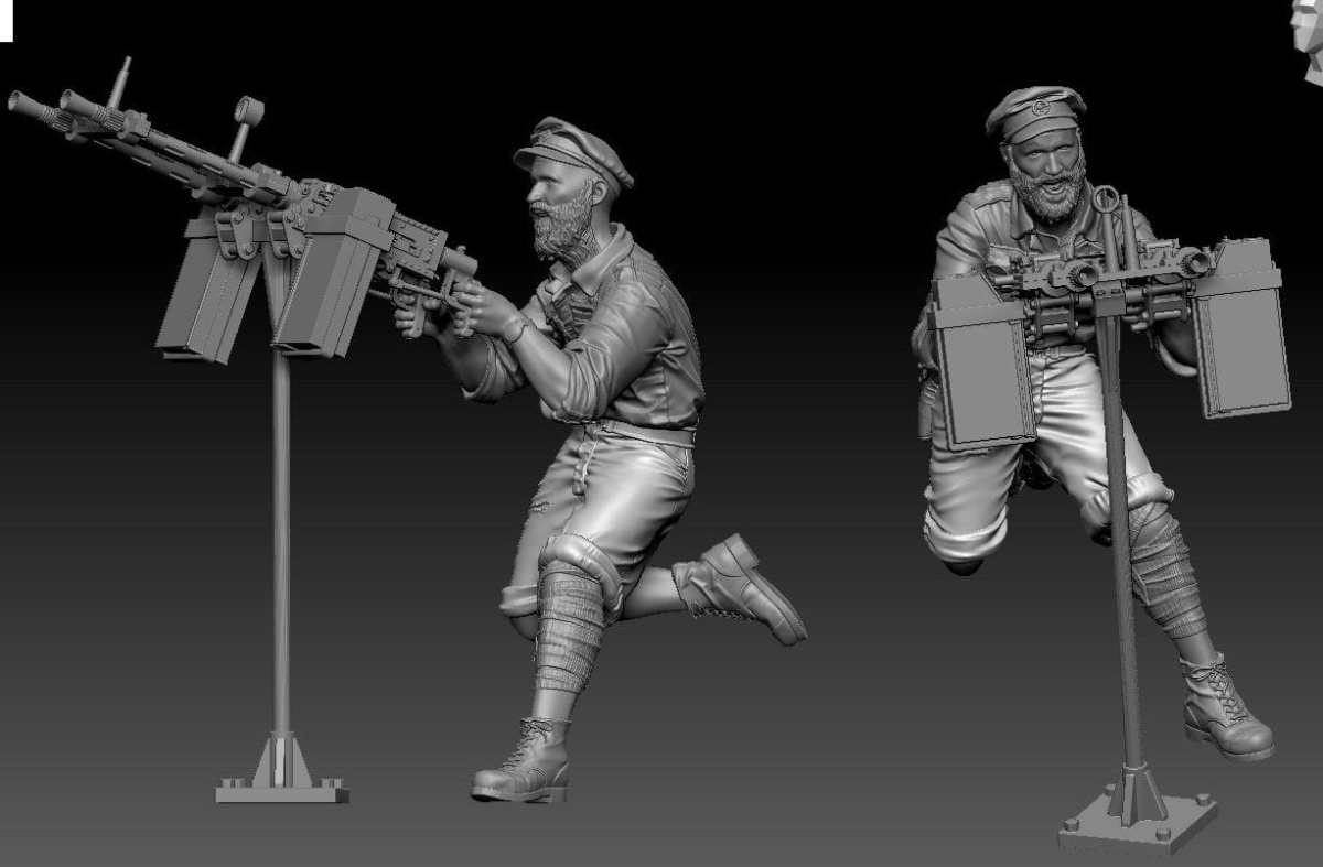 Zdjęcie dodatkowe produktu LRDG Crew 4 1:35 Thunder Models F35005
