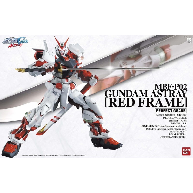 Zdjęcie główne produktu Gunpla MBF-P02 Gundam Astray Red Frame PG 1:60