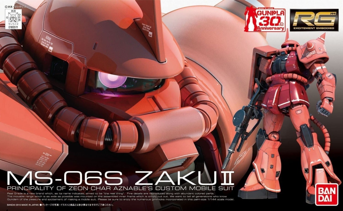 Zdjęcie główne produktu Gunpla MS-06S Zaku II RG 1:144