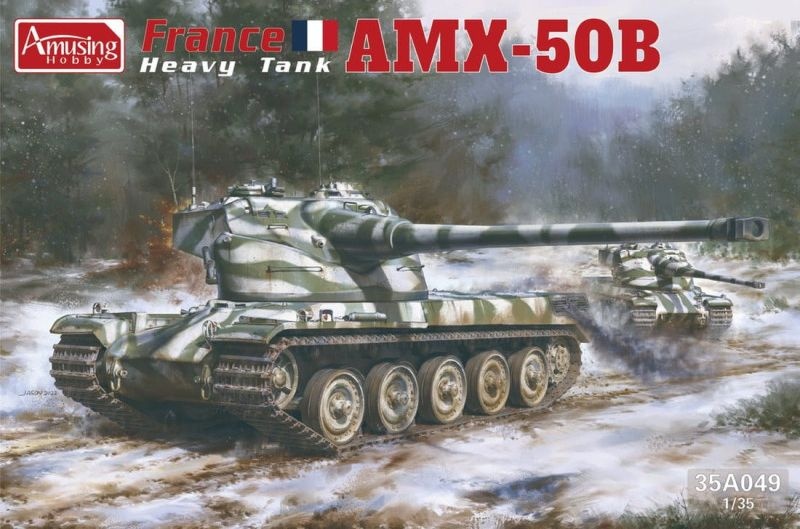 Zdjęcie główne produktu AMX-50B France Heavy Tank 1:35 Amusing Hobby 35A049