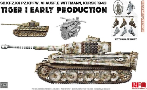Tiger And Early Production Wittmann Kursk 1943 Upgrade Version 1:35 Rye Field Model 5140