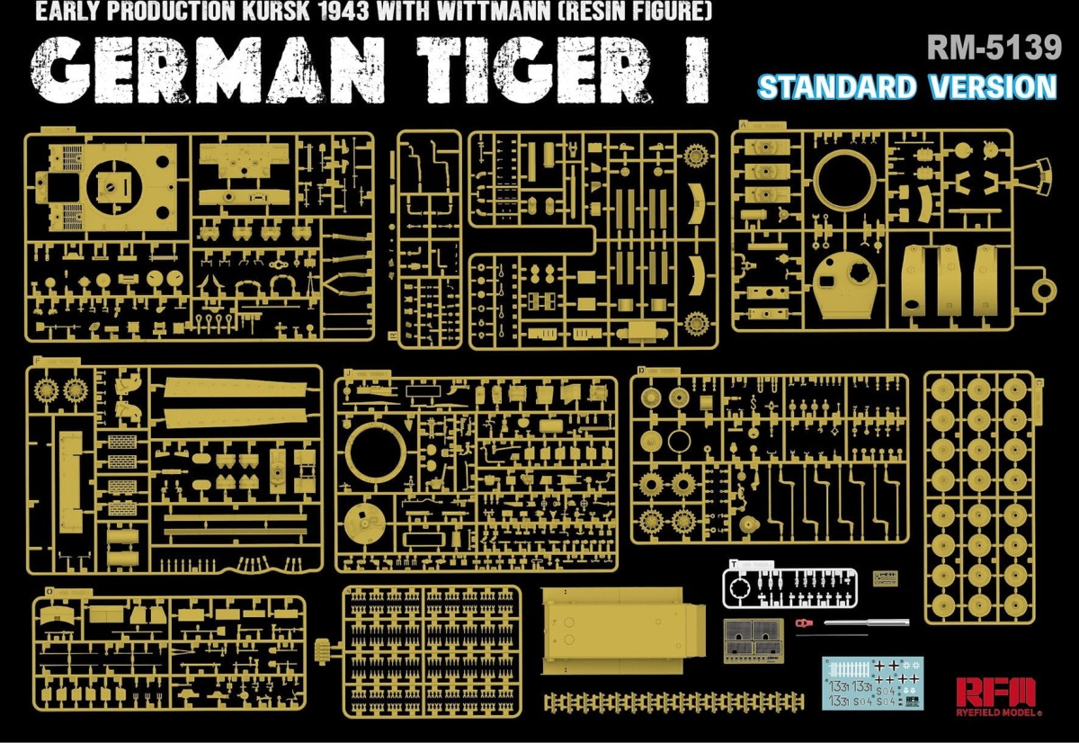 Zdjęcie dodatkowe produktu Tiger I Early Production Wittmann Kursk 1943 Standard Version 1:35 Rye Field Model 5139