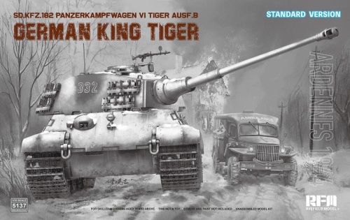 German king tiger pz.kpfw. VI Ausf. B standard version 1:35 rye field model 5137
