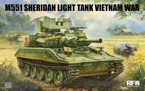 M551 Sheridan Light Tank Vietnam War 1:35 Rye Field Model 5142