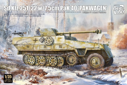 Sd.Kfz.251/22 w/ 7.5 cm PaK 40 Pakwagen 1:35 Border Model BT043