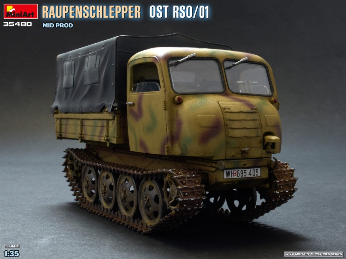 Zdjęcie dodatkowe produktu Raupenschlepper Ost Rso/01. Mid Prod 1:35 MiniArt 35480