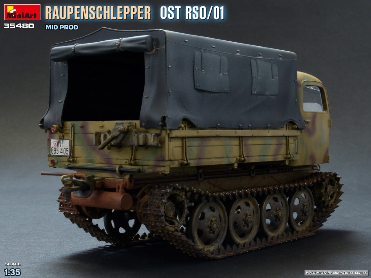 Zdjęcie dodatkowe produktu Raupenschlepper Ost Rso/01. Mid Prod 1:35 MiniArt 35480