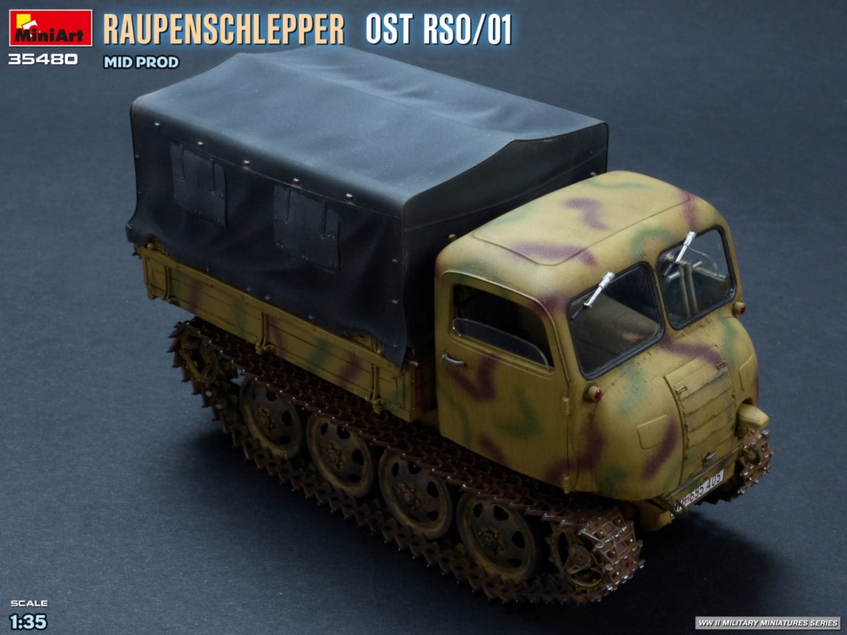 Zdjęcie dodatkowe produktu Raupenschlepper Ost Rso/01. Mid Prod 1:35 MiniArt 35480
