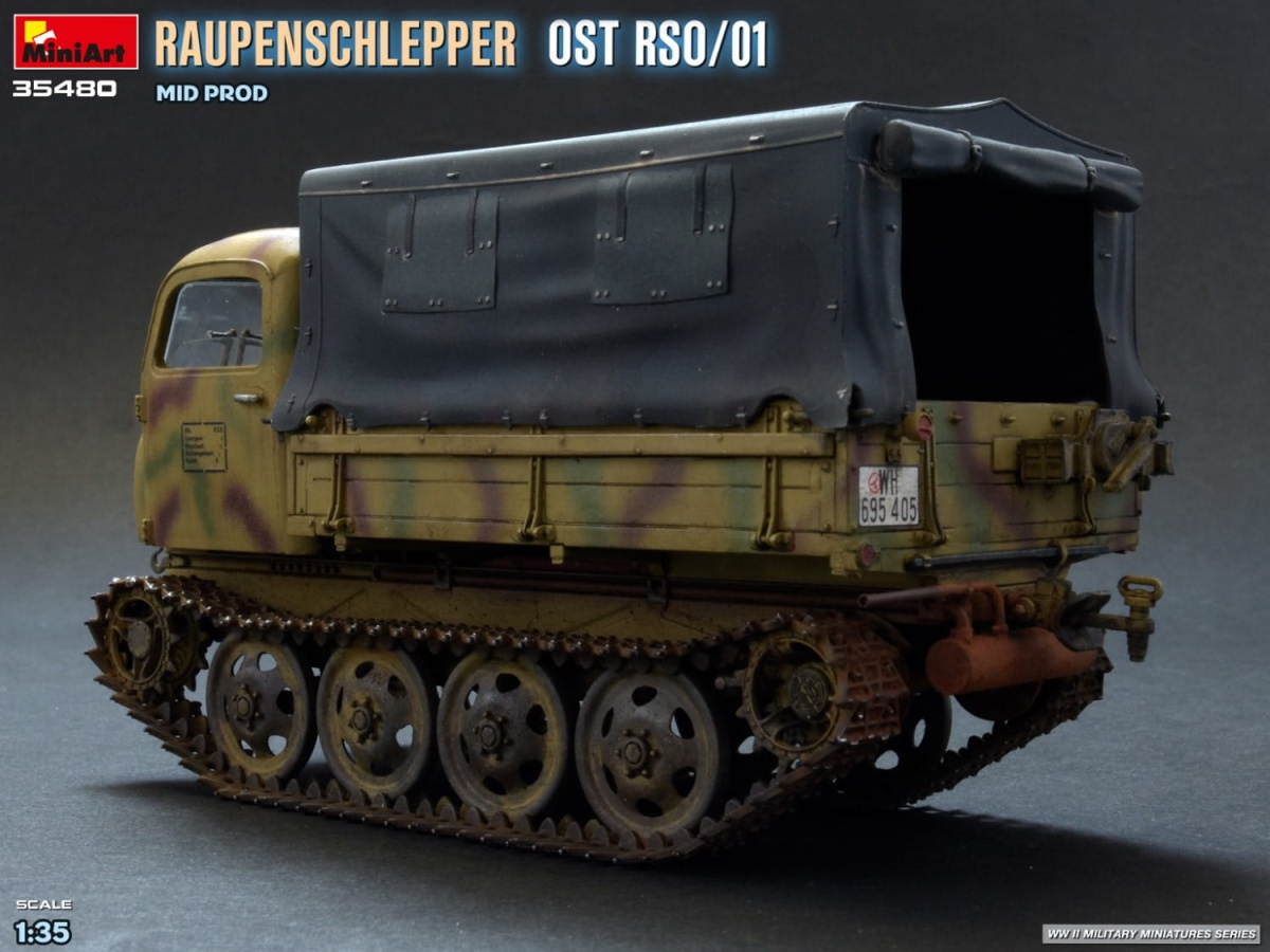 Zdjęcie dodatkowe produktu Raupenschlepper Ost Rso/01. Mid Prod 1:35 MiniArt 35480