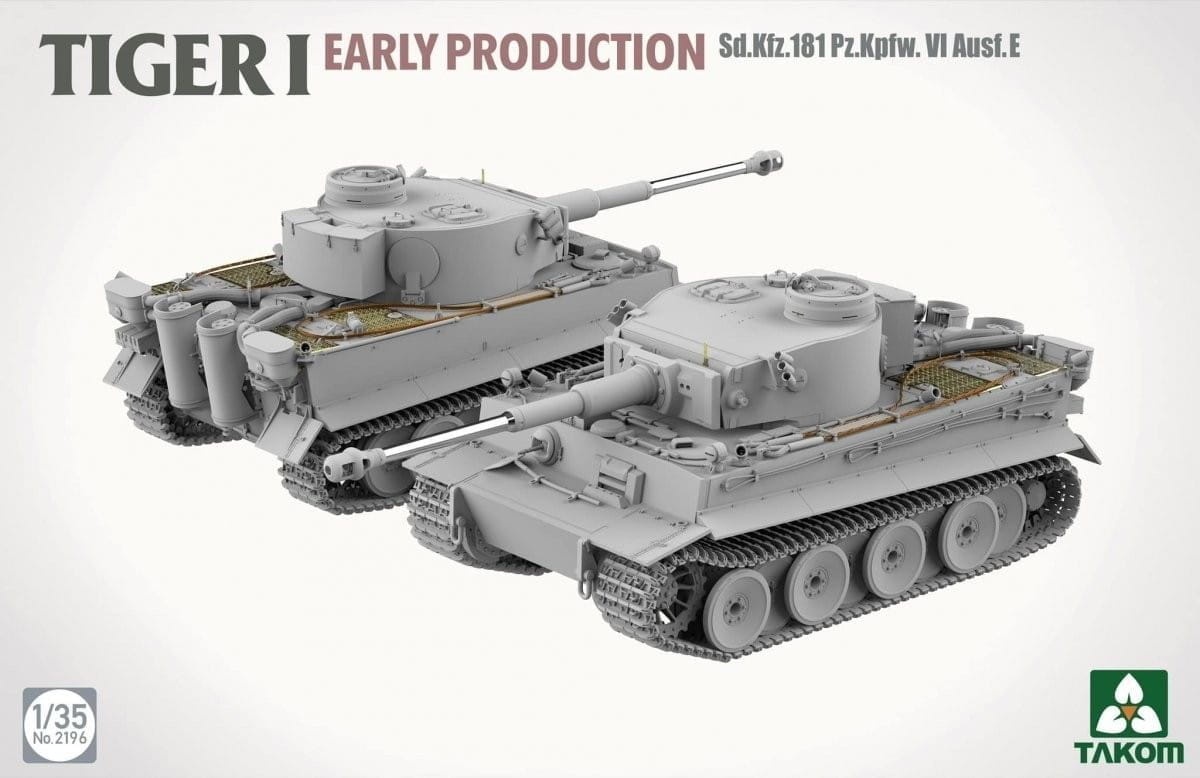 Zdjęcie dodatkowe produktu Sd.Kfz.181 Pz.Kpfw.VI Ausf.E Tiger I 1:35 Takom 2196