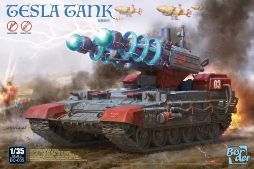 Tesla tank 1:35 border model BC005