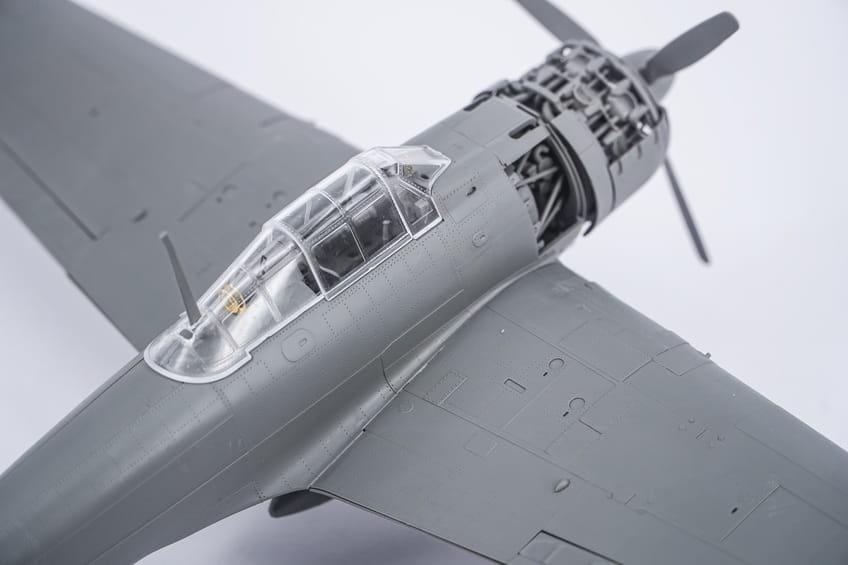 Zdjęcie dodatkowe produktu A6M2 Zero Fighter with Interior of The Engine and Weapons 1:35 Border Model BF006