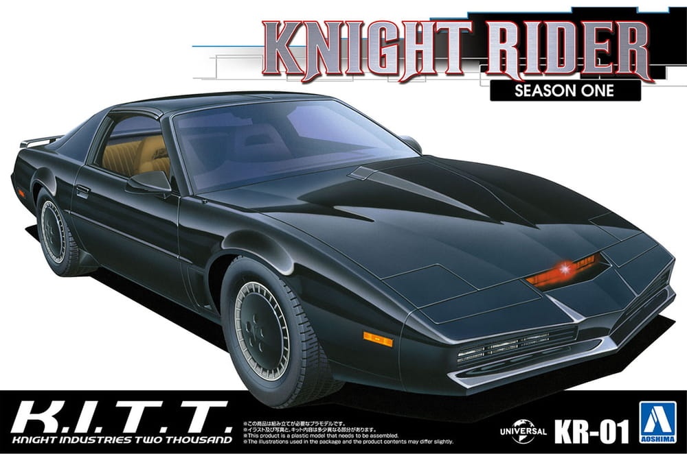 Zdjęcie główne produktu KITT Knight Rider (Season One) Knight 2000 1:24 Aoshima 06320