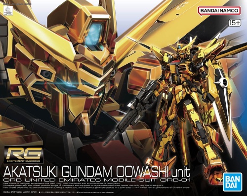 Gunpla ORB-01 Oowashi Akatsuki Gundam RG 1:144