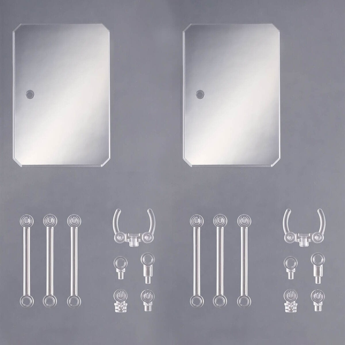 Zdjęcie dodatkowe produktu Podstawka Gunpla Action Base 6 Clear Color (Mirror Stickers Set)
