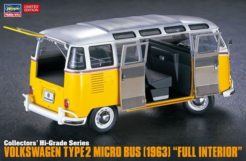 Volkswagen Type 2 Microbus (1963) (with full interior) 1:24 Hasegawa CH48