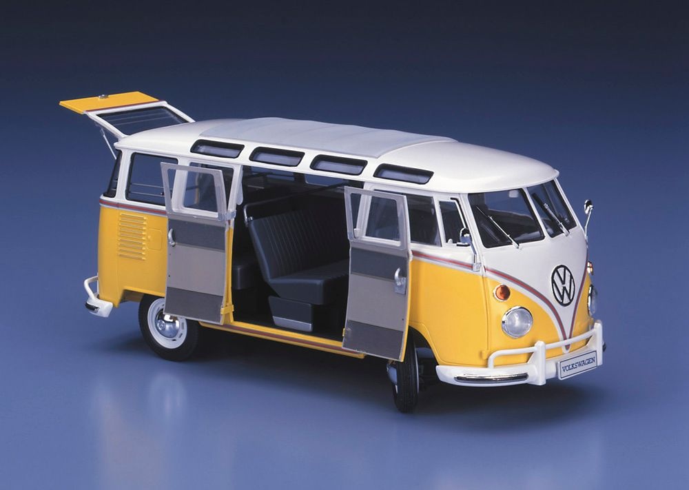 Zdjęcie dodatkowe produktu Volkswagen Type 2 Microbus (1963) (z pełnym wnętrzem) 1:24 Hasegawa CH48
