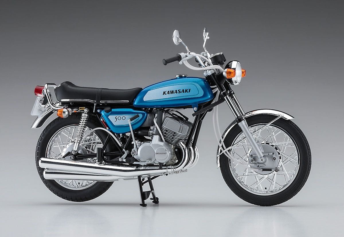 Zdjęcie dodatkowe produktu Kawasaki 500-SS/Mach III (H1A) (1971) 1:12 Hasegawa 21735