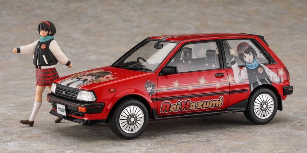 Zdjęcie dodatkowe produktu Toyota Starlet EP71 "Rei Hazumi" w/ Figure 1:24 Hasegawa SP633