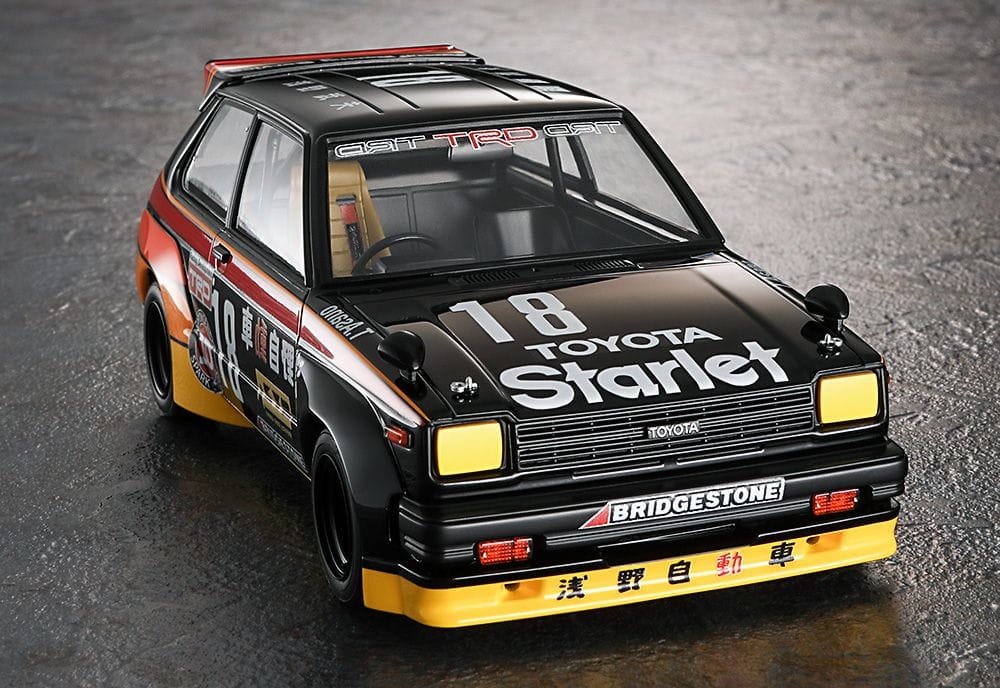Zdjęcie dodatkowe produktu Asano Racing Service Starlet KP61 "1982 Starlet Grand Cup Race Champion" 1:24 Hasegawa 20734