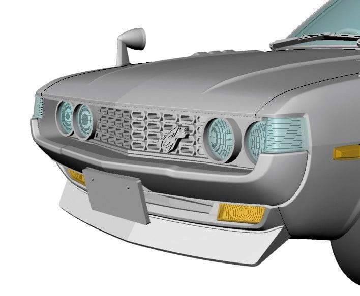 Zdjęcie dodatkowe produktu Toyota Celica LB 1600GT "Custom Version" 1:24 Hasegawa 20736