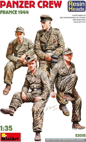 Panzer Crew France 1944 (resin heads) 1:35 MiniArt 53015