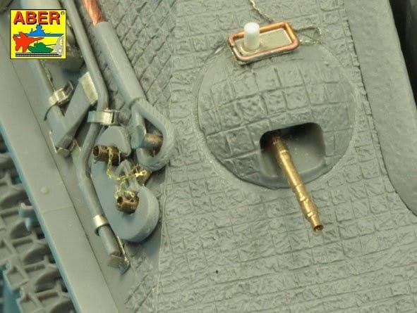 Zdjęcie dodatkowe produktu Zestaw 2 luf do niemieckich czołgowych karabinów maszynowych MG 34 1:35 ABER 35L063