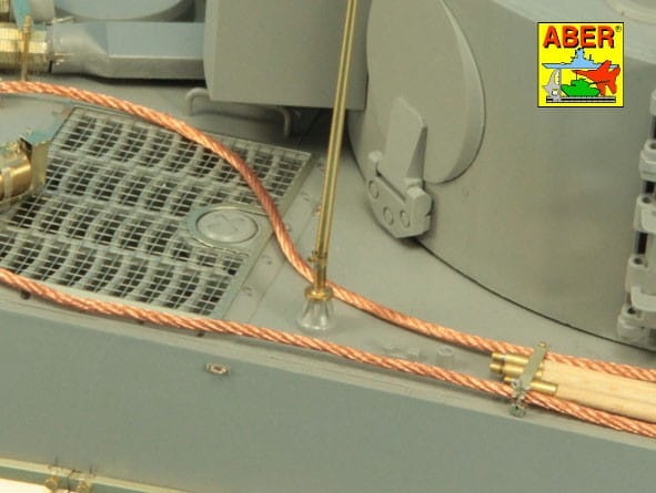 Zdjęcie dodatkowe produktu Niemiecka 2m antena 1:16 ABER 16032