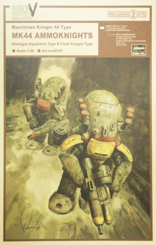 Zdjęcie główne produktu MK44 Ammoknights Smartgun Equipment and Fixed Armgun Types 1:20 Hasegawa 64107