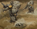 Zdjęcie dodatkowe produktu MK44 Ammoknights Smartgun Equipment and Fixed Armgun Types 1:20 Hasegawa 64107