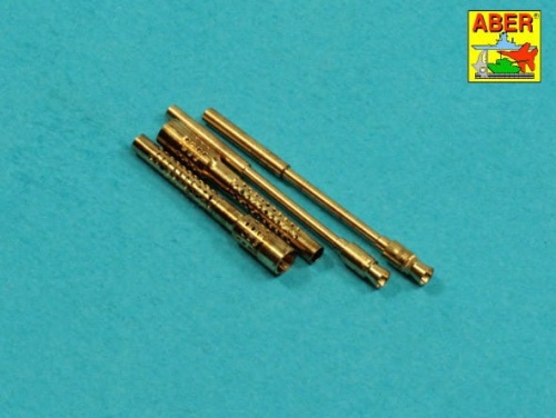 Set of 2 turned barrels for German MG131 1:24 machine guns ABER 24001