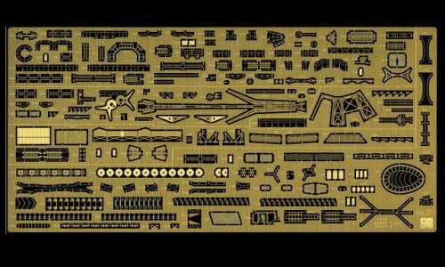 Valorizing elements for IJN Agano Detail Up Basic B 1:350 Hasegawa 72138