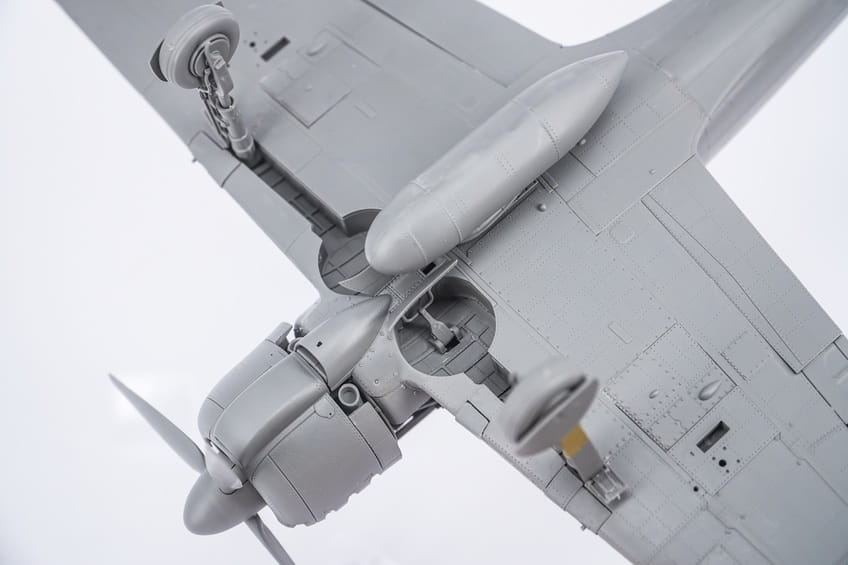 Zdjęcie dodatkowe produktu Mostek IJN Akagi z pokładem lotniczym i myśliwcem A6M2 Zero z wnętrzem silnika i uzbrojeniem 1:35 Border Model BSF002