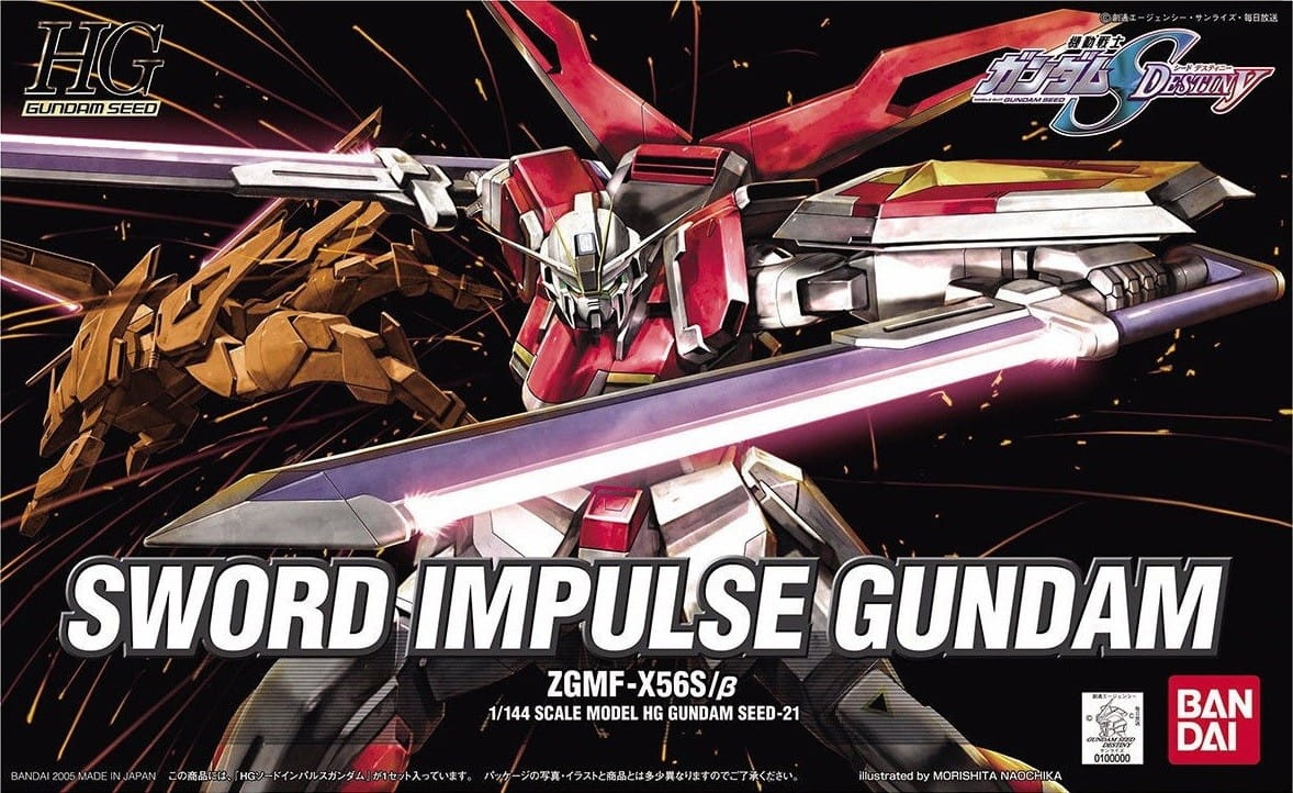 Zdjęcie główne produktu Gunpla  ZGMF-X56S/B Sword Impulse Gundam HGGS 1:144