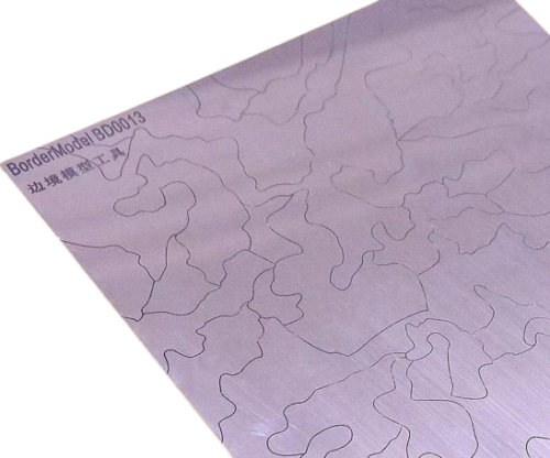 Camouflage mask cutting template for modern tanks Border Model BD0013