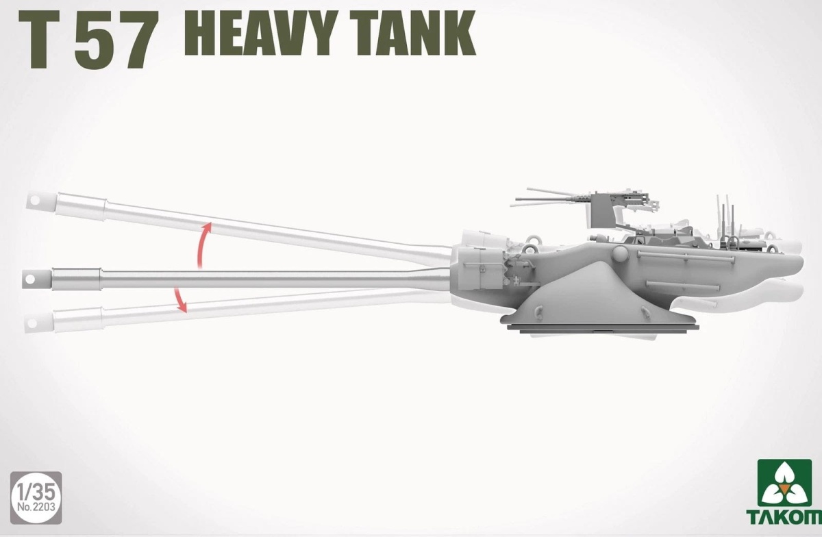 Zdjęcie dodatkowe produktu T57 Heavy Tank 1:35 Takom 2203