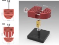 Zdjęcie dodatkowe produktu Metalowe imadło uniwersalne Niebieskie Border Model BD0099-B