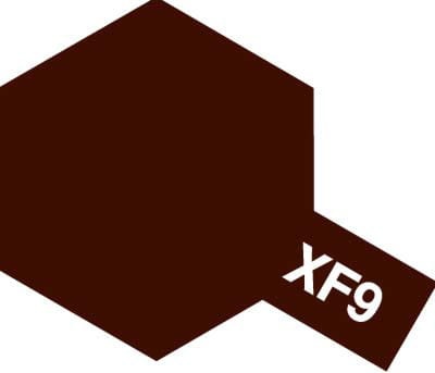 Tamiya 81709 XF-9 Hull Red Paint 10ml Acrylic Mini XF9