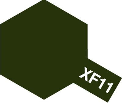 Tamiya 81711 XF-11 J.N. Green Paint 10ml Acrylic Mini XF11