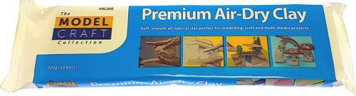 Premium self-hardening clay 300 g Modelcraft Shesto PAC300