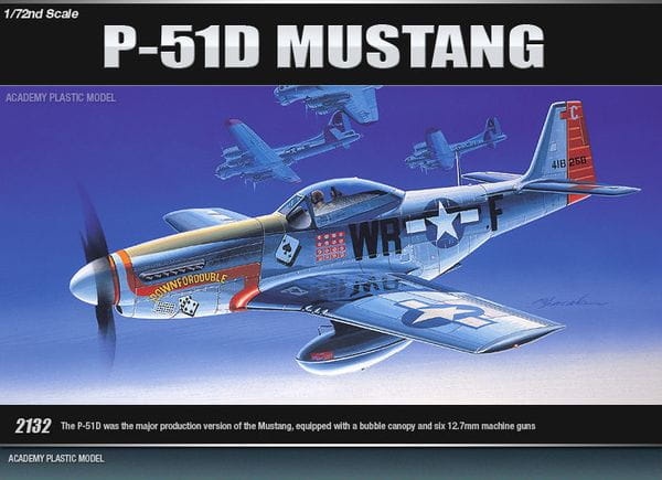 Zdjęcie główne produktu P-51D Mustang 1:72 Academy 12485