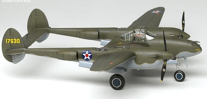 Zdjęcie dodatkowe produktu P-38F Lighting Glacier Girl 1:48 Academy 12208