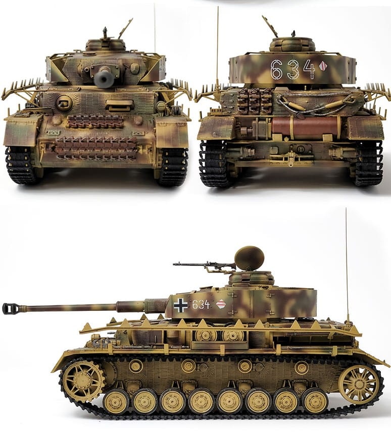 Zdjęcie dodatkowe produktu German Panzer IV Ausf. H Ver. Late 1:35 Academy 13528