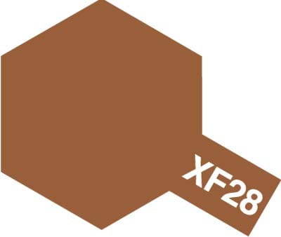 Tamiya 81728 XF-28 Dark Copper Paint 10ml Acrylic Mini XF28
