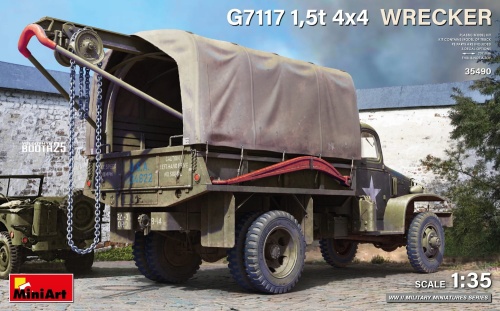 G7117 1.5t 4x4 Wrecker 1:35 MiniArt 35490